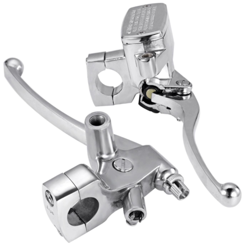 Left Right Hydraulic Master Cylinder Brake Clutch Levers For 1" 25mm Handlebars