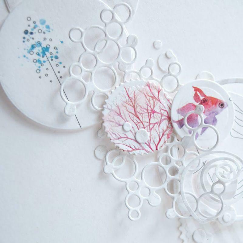 Circle Geometric Metal Cutting Dies Stencil DIY Scrapbooking Album Paper Cards