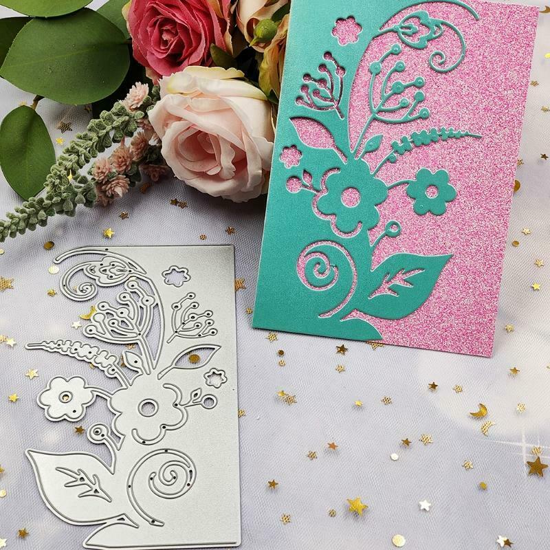 Flower Vine Metal Cutting Die Stencil DIY Scrapbooking Album Paper Card Template