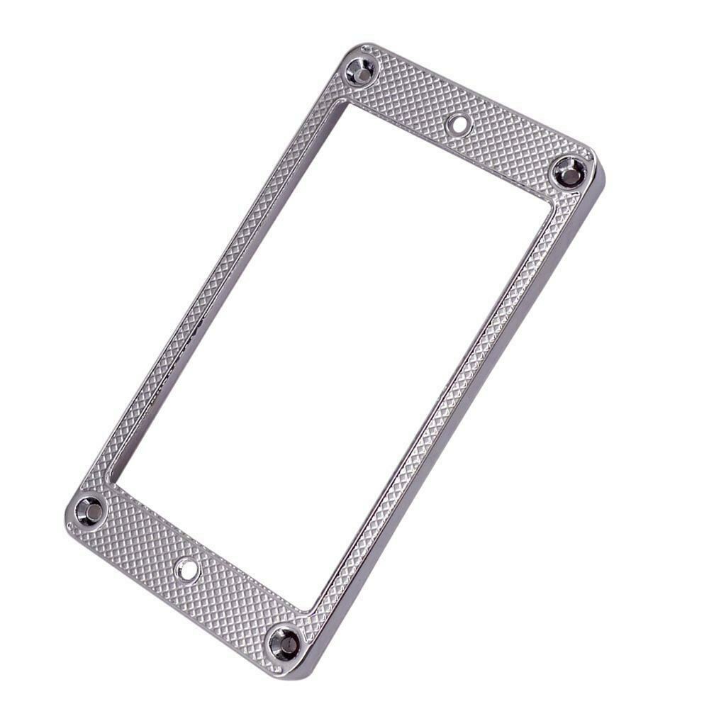 2 Pieces Pickup Frames, Mounting Rings  Pickup Cover Set For LP Electric Guitar