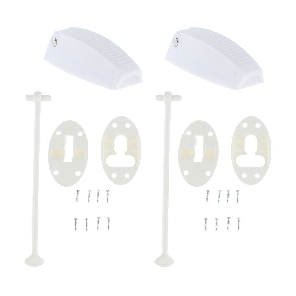 6x C-Clip Entry Door Latch Bracket For Most Recreational Vehicles, Travel