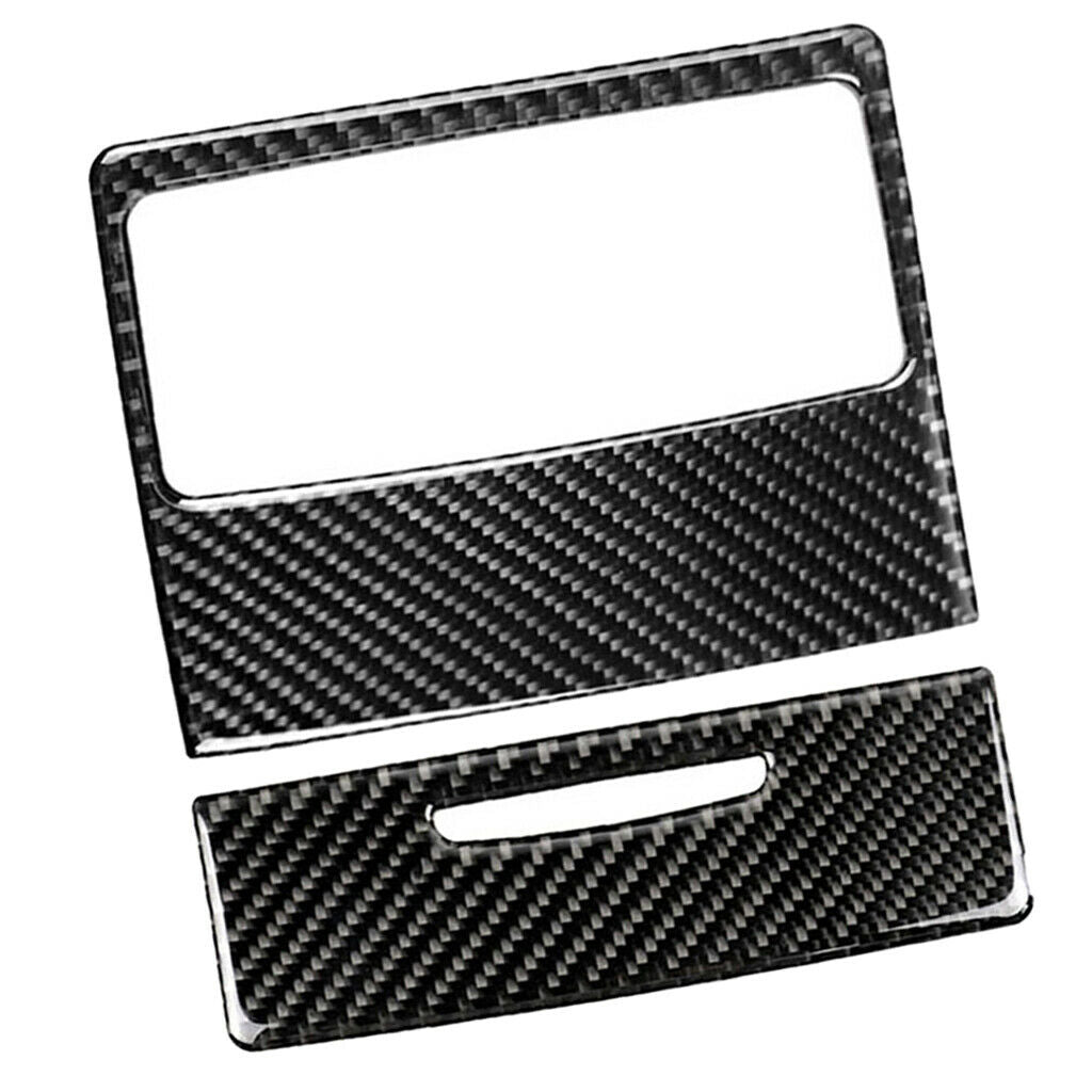 Carbon Fiber Car Rear Seat Air Conditioning Vent Cover Panel Trim  For  E90