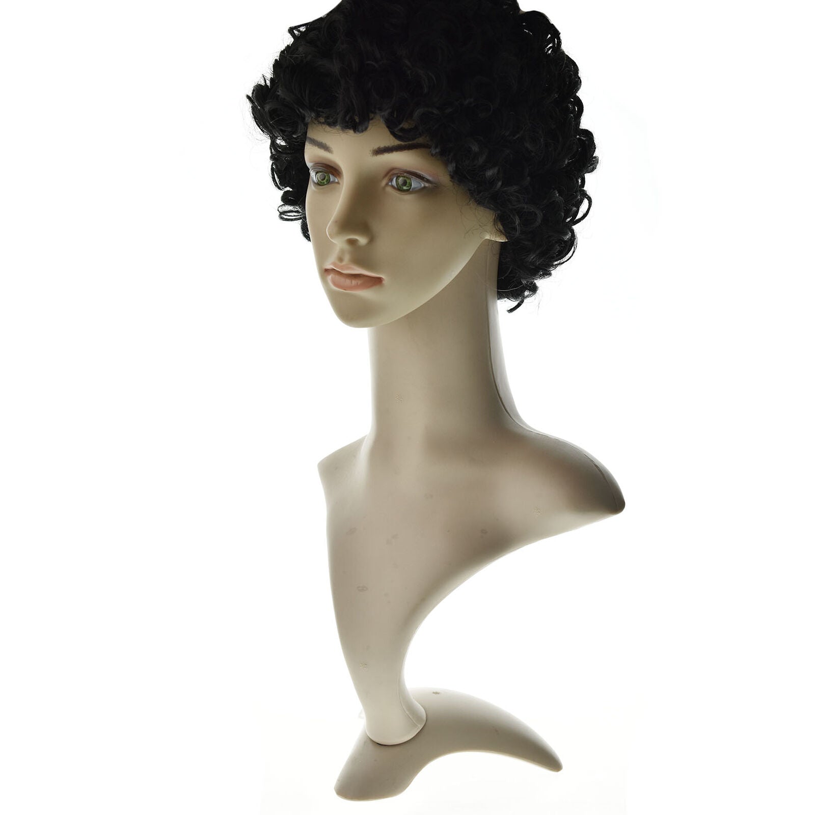 Short Black Curly Pixie Wigs for for Black African American Women Natural Look