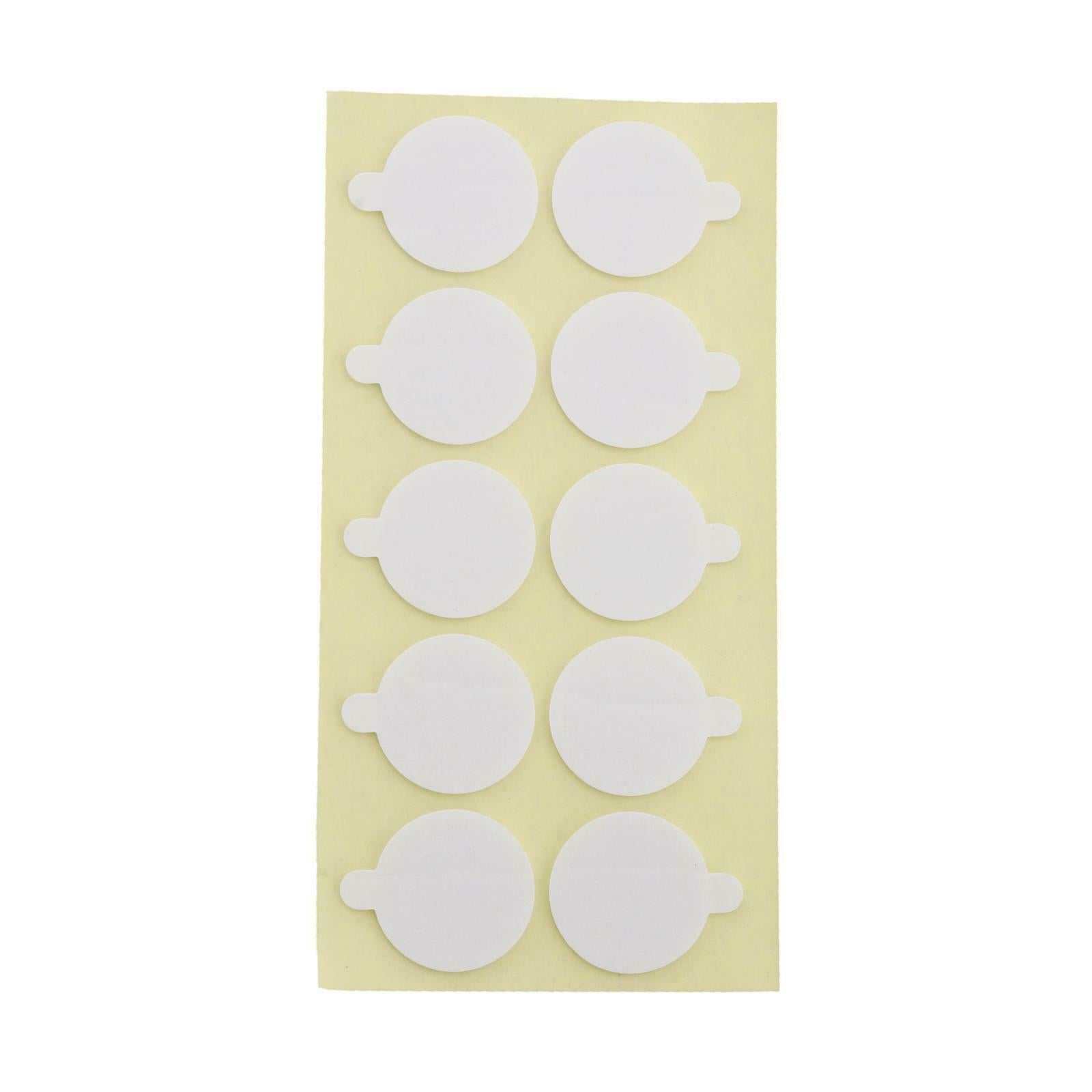 200x White Candle Wick Stickers Wax Double-Sided for Candle DIY Making 20mm