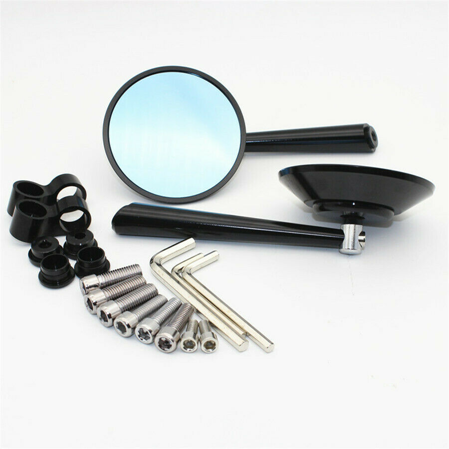 Motorcycle Aluminum Side Mirror Round Rearview Mirror For Monkeys Scooter Bike
