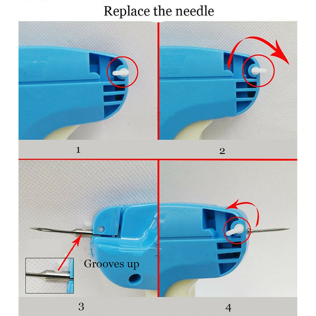Garment Price Label Tagging Tag Gun + 5 Tagging Needles + 1000 Barbs Yellow