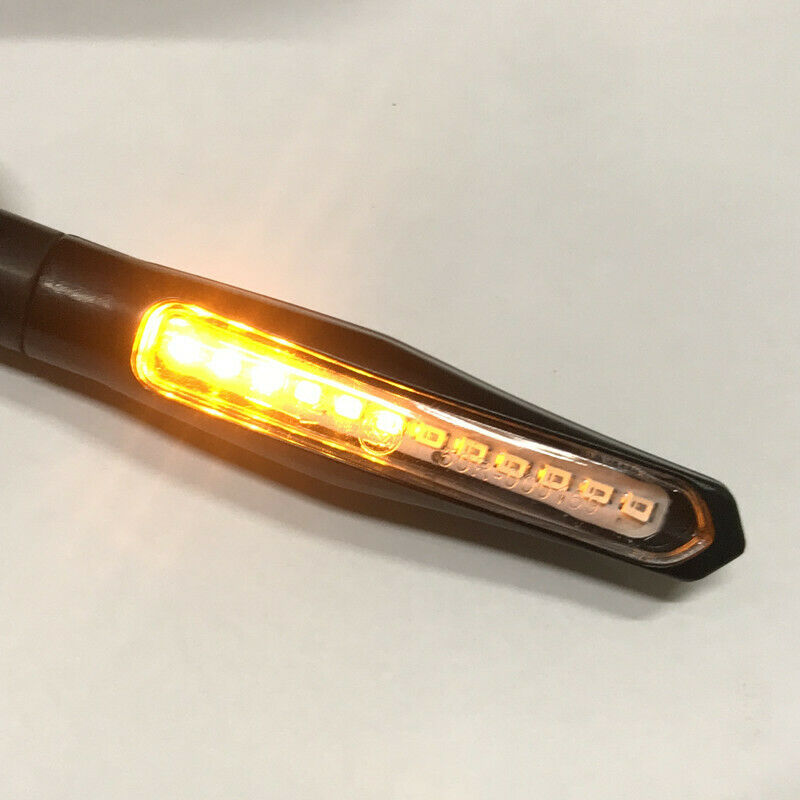 Flowing Turn Signal Indicator Blinker Light Lamps For Suzuki GSXR DR DRZ GN VL