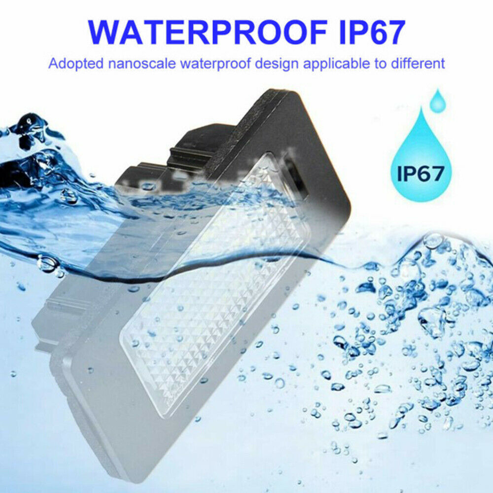 Error Free LED License Plate Light For BMW 135i 325i 328i 335i 528i 535i X3 X5