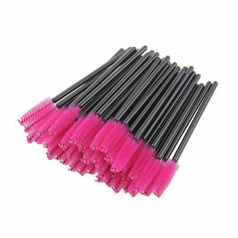 100PCS Disposable Lash Eyelash Micro Brush Mascara Wands Applicator Makeup Tool