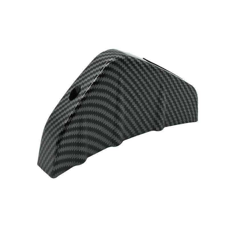 4pc Car Rear Bumper Lip Diffuser Shark Fins Splitter Carbon Fiber for Universal