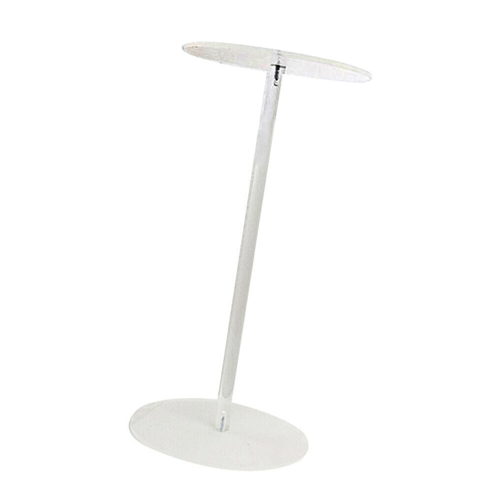 Freestanding Acrylic White Hat Stand/ Hat Rack / Wig Holder Storage Display