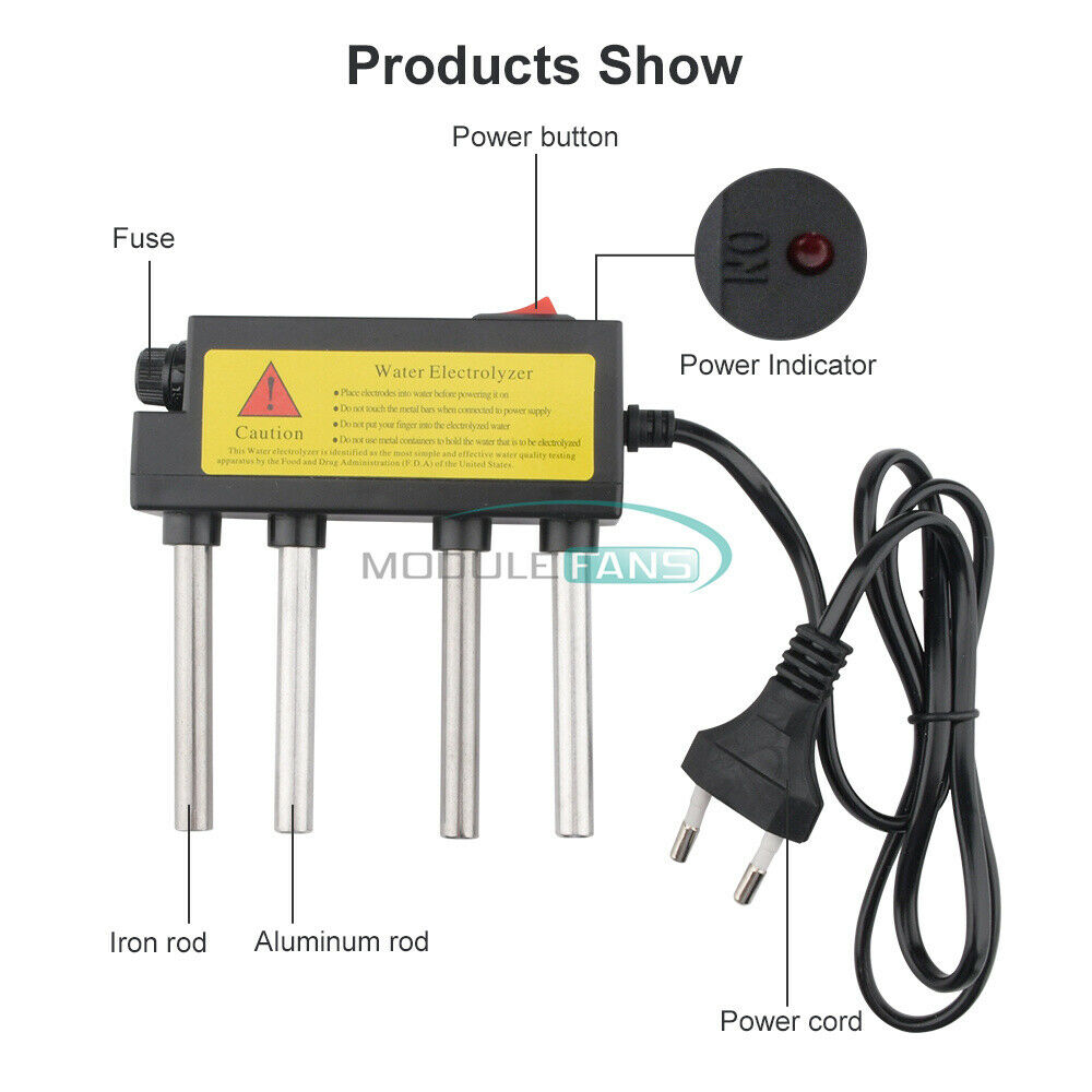Water PH Electrolyzer Test Electrolysis Water Purity Level Meter PH Testing 220V