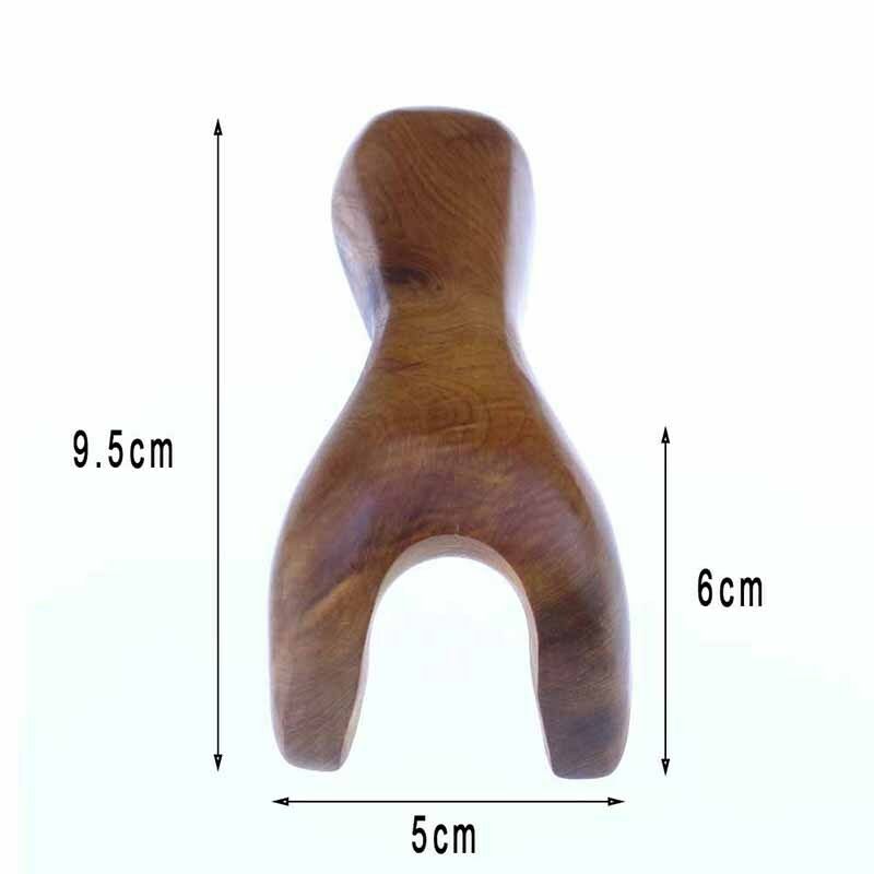 fragrant wood facial nose gua sha tool acupoint massagehand rollerspa mass.l8