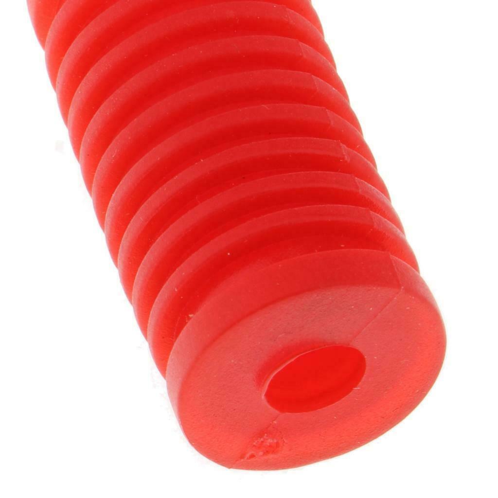 4x 35mm Rubber Red Footpeg Gear Lever Pedal For Yamaha YZF R1 R6 R6S YZF-R1