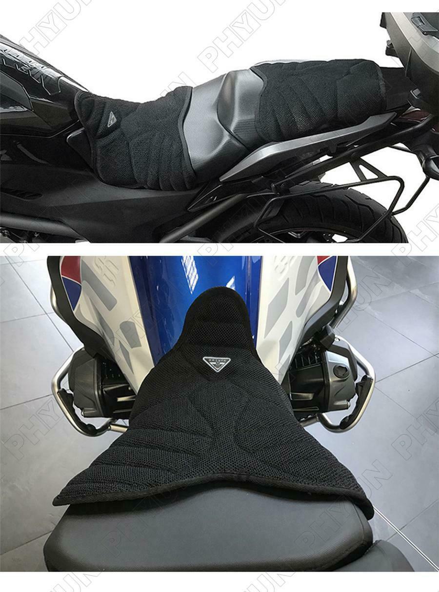 Motorcycle Seat Cover Cushion Heat Insulation Air Pad w/ Fixed Straps Universal