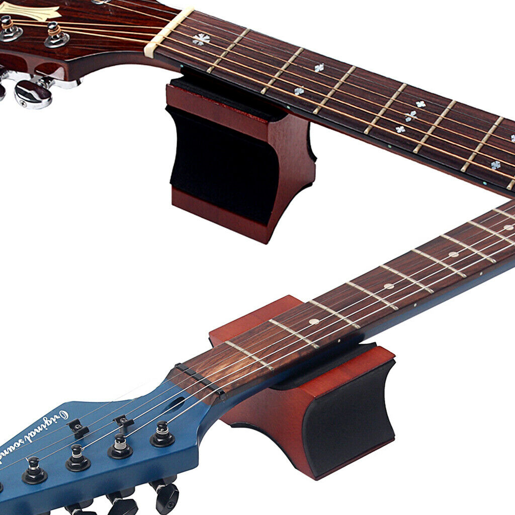 Wooden Practical Guitar Neck Rest Cradle Cube for Repair Tool Display Stand