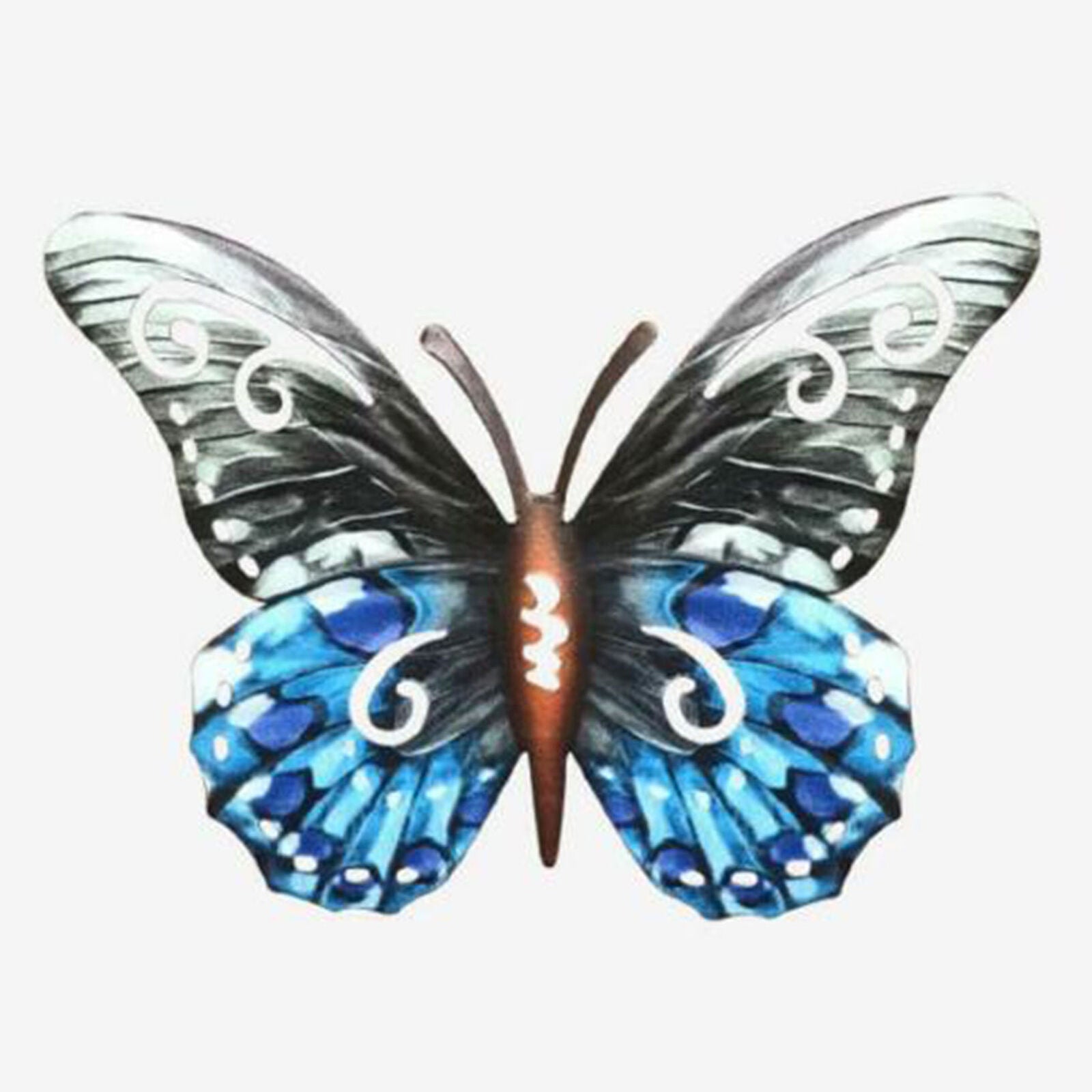 Pack of 4 Large Metal Butterflies Garden Ornament Butterfly Wall Art Home Decor