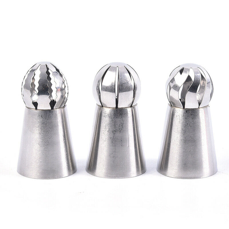 Hot Spherical Ball Stainless Steel Flower Cake Nozzles Icing Piping Decor.l8