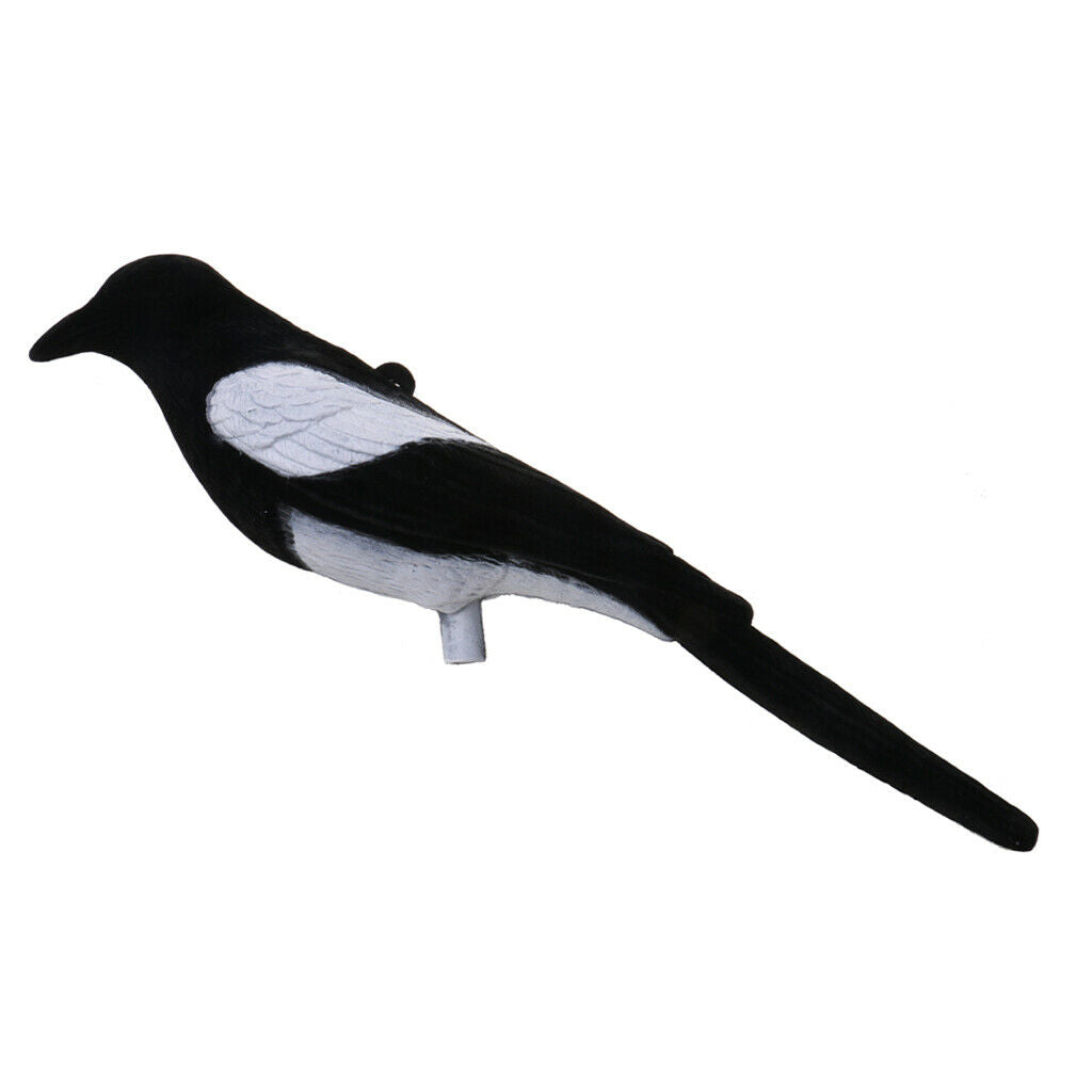 Full Flocked Realistic Calling Magpie Decoy Shooting/Hunting Decoying Baits