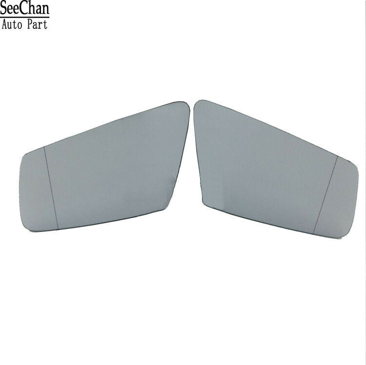 Fit 10-13 Mercedes-Benz S/C/E-Class W212 Pair Door Side Heated Wing Mirror Glass