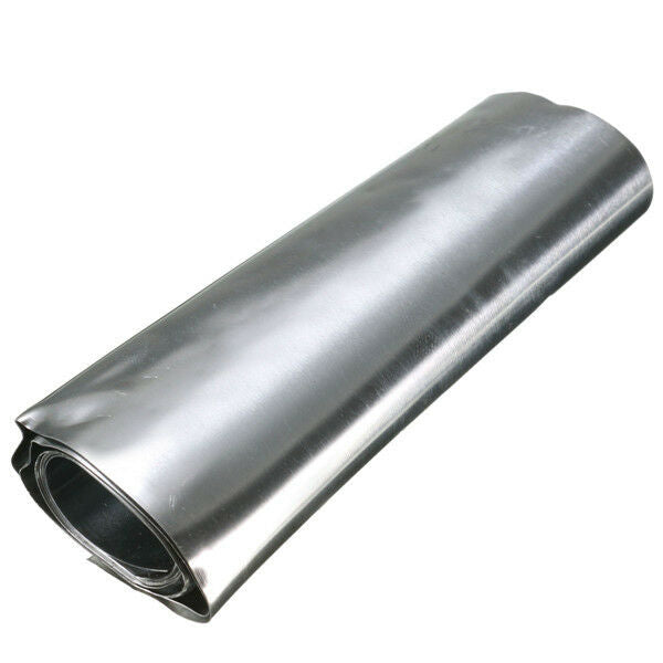 500 x 100 x 0.2mm Pure Zinc Zn Sheet Plate