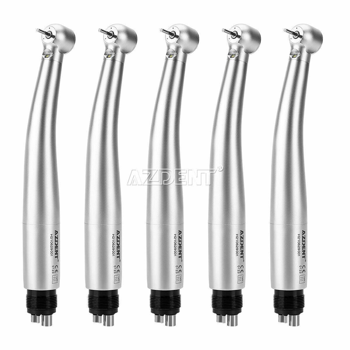 5X Dental E-generator LED Self Power High Speed Handpiece Air Turbine 4 Holes