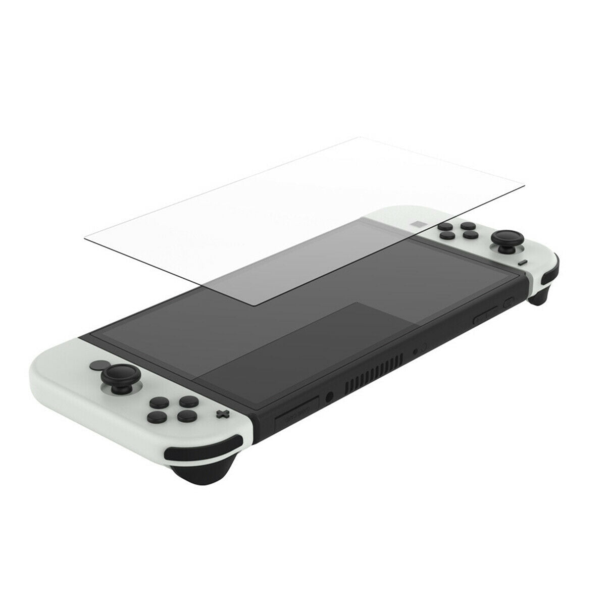 2pcs Game Screen Protective Film Anti-fingerprint Tempered Film for Switch OLED