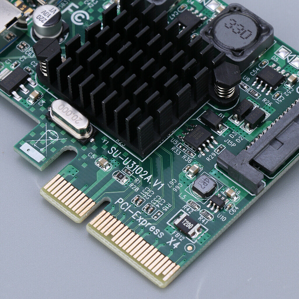 PCI  USB 3.1 Gen 2 (10 Gbit / S) Supports Windows, Linux for