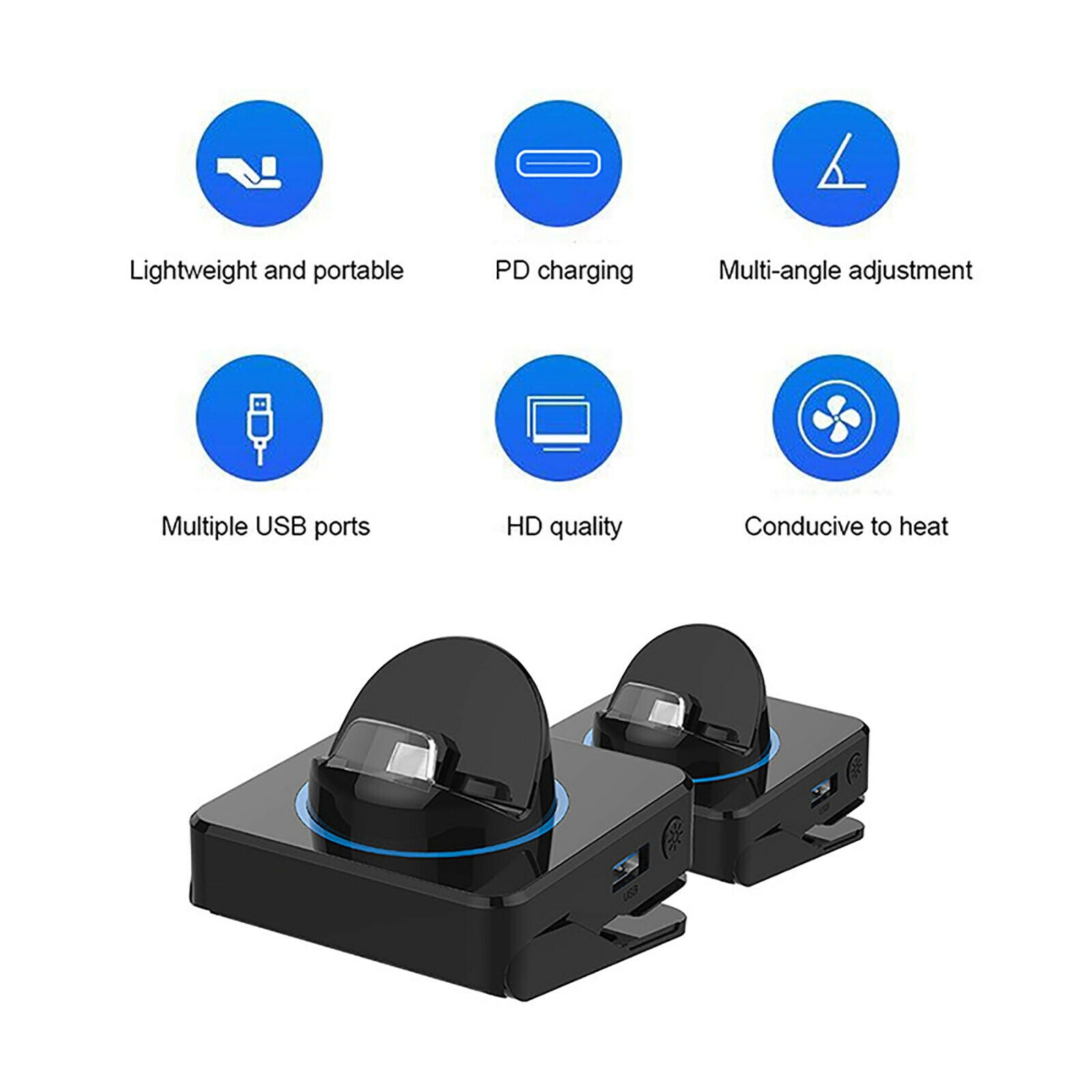 Video Converter HDMI-compatible To TV Base Converter Type-c Charging Base for NS