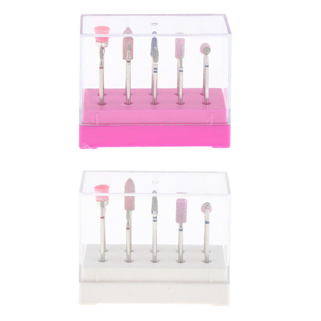 20PCS Nail Art Drill Polish Kit, Professional Finger Toe Nail Buffer, Nail