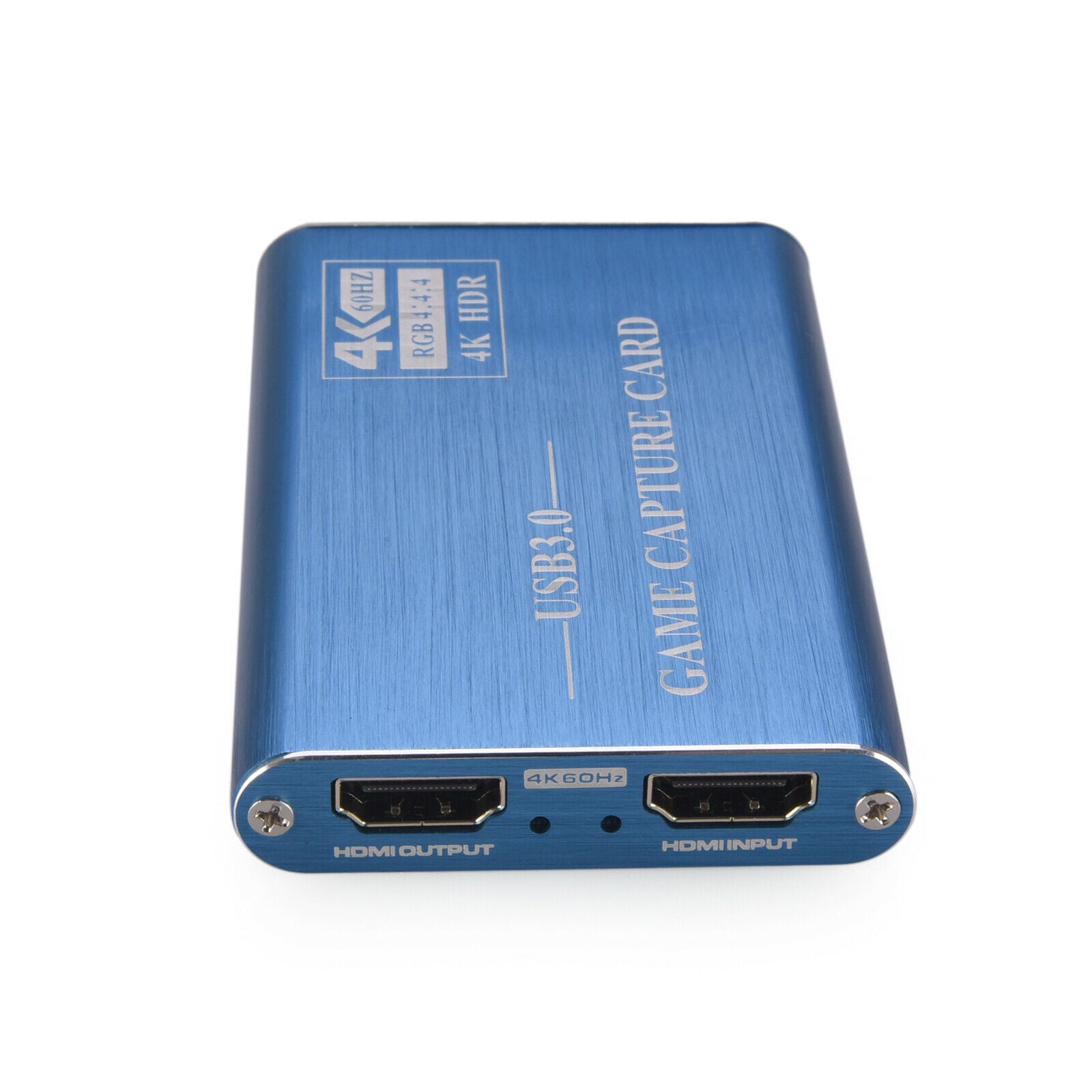 USB3.0 Video Capture Dongle 4K HDM to Loop 4Kp60 Game Live Capture Box Blue CN