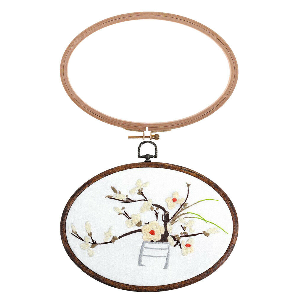 oval shapes made of wood embroidery frame frame for tapestry cross stitch 16 x