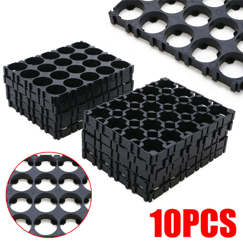 10Pcs 4X5 Battery Spacer Frame Radiating Holder Shell Plastic Bracket for 18650