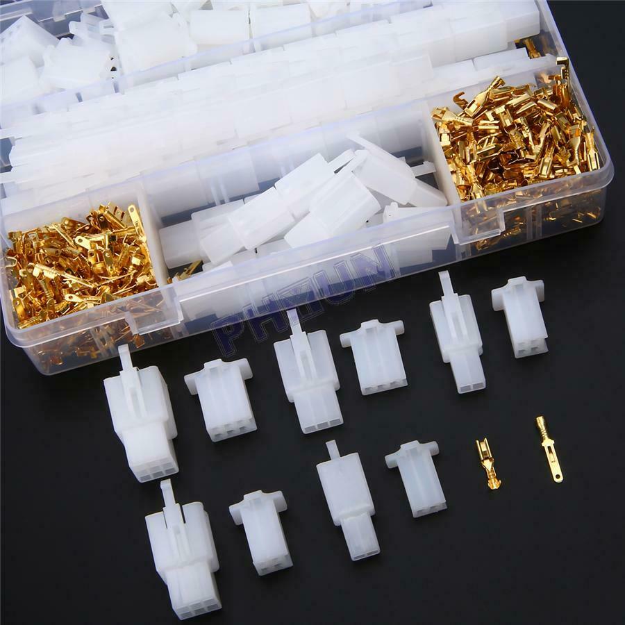 580PCS 2/3/4/6/9 Pin Electrical Wire Connector Terminal For Car Truck Motorcycle