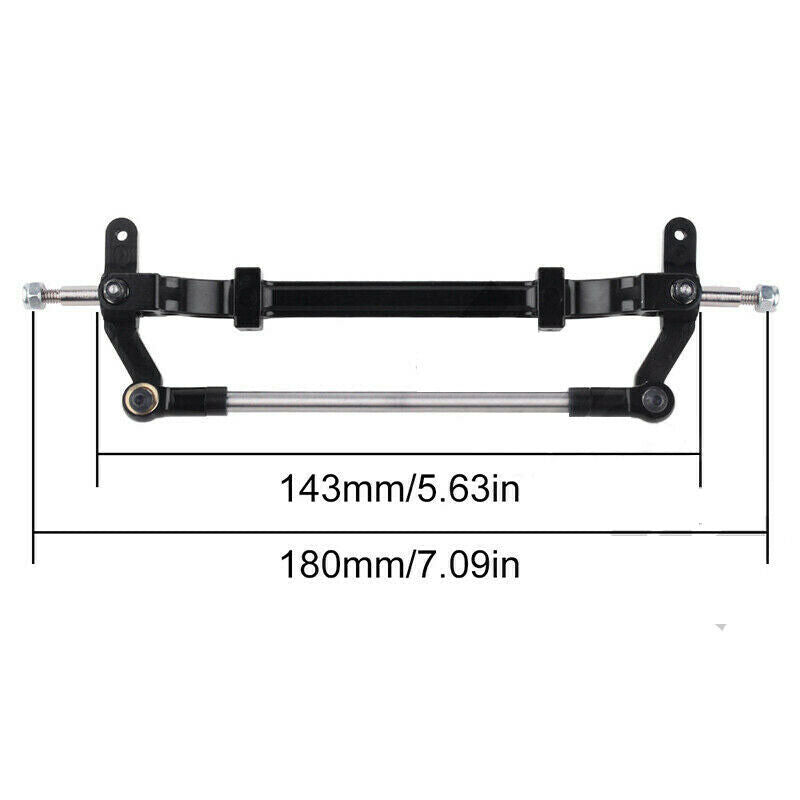 1Pc Metal Front Axle with Steering Link for Tamiya RC 1/14 Tractor Truck Parts