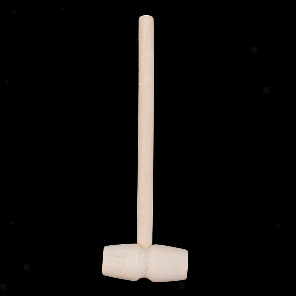 100 Pieces Mini Wooden Hammer Wooden Mallets for  Shell