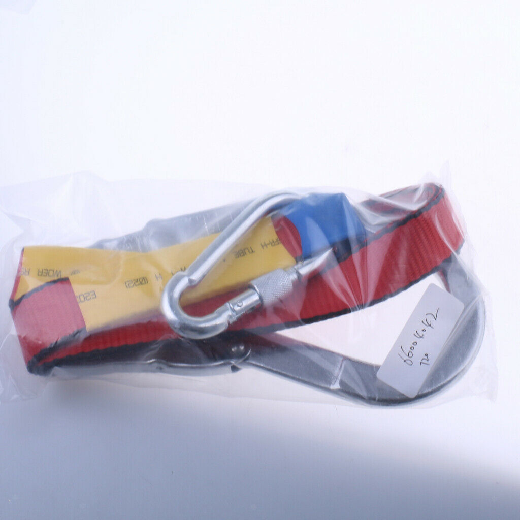 3X Outdoor Climbing Harness Belt Safety Lanyard Fall Protection with Carabiner