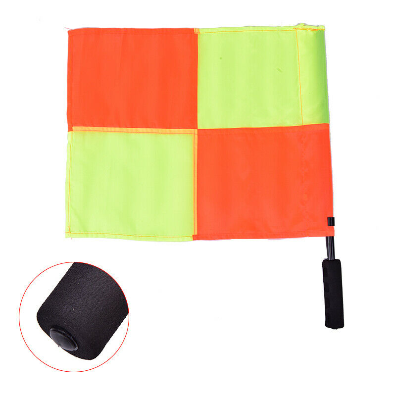 1Pc Soccer Referee Flag Professional Fair Football LinesmanSportGameEquip.l8