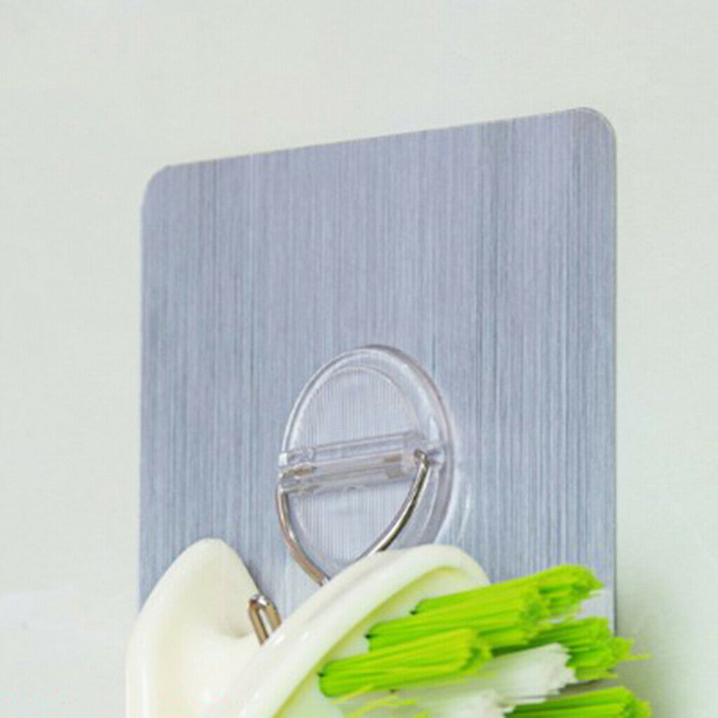 2 Pieces Wall Hooks Adhesive Hanger For Organized Wall Home House Office