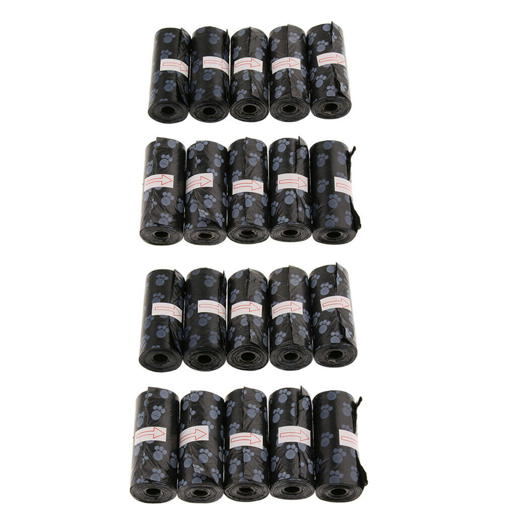 20 Rolls Dog Puppy Poo Poop Waste Bags Doggy Disposable Bags for Walking