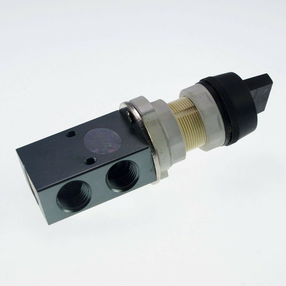 1PCS 1/4" BSPT 3 Way 2 Position Selection  Mechanical Pneumatic Valve S3HS-08