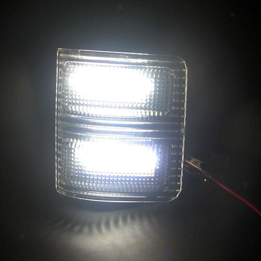 White Car LED Side Mirror Turn Signal Light for Ford 250 F350 F450