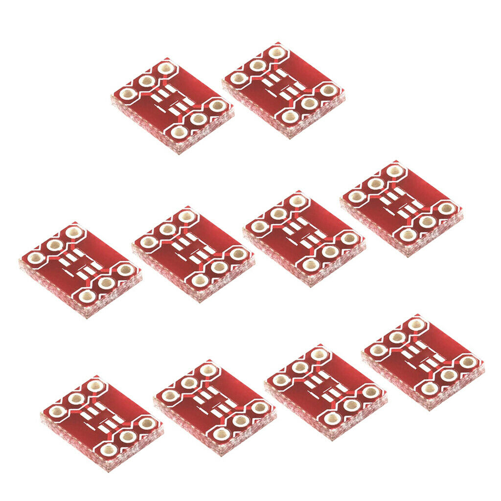 10 Pieces 0.95mm SOT23 TO DIP Adapter PCB Socket Experiment Board 6 pin
