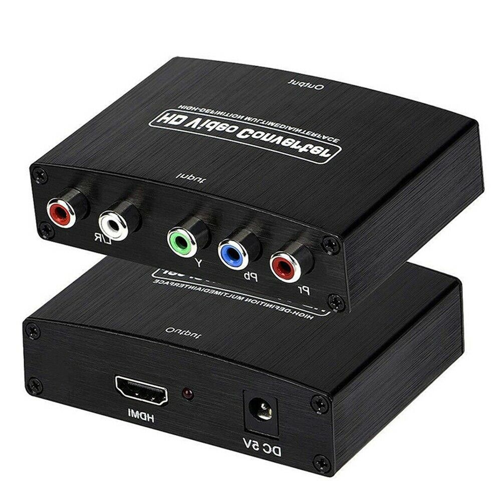 1080P HD to 5RCA RGB Component YPbPr Video +R/L Audio Adapter Converter HD TV