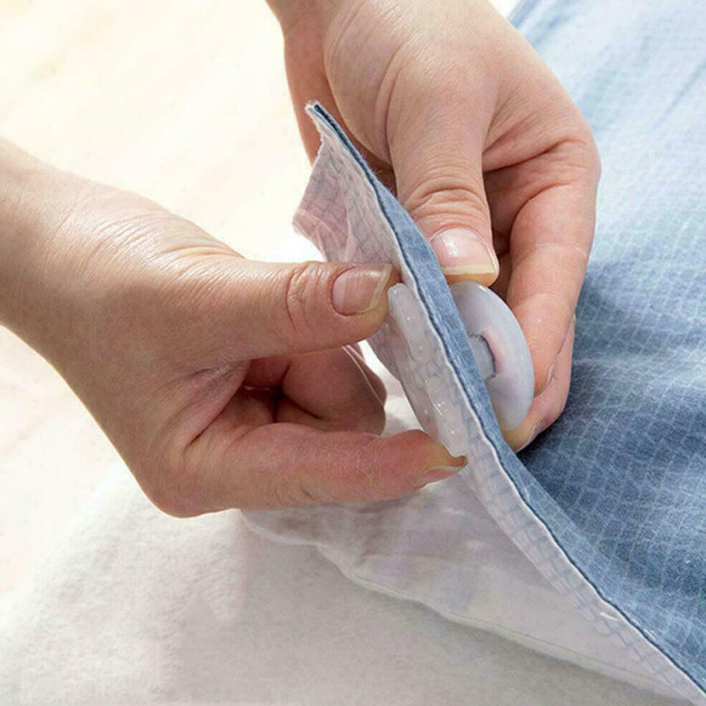 4Pcs Bed Duvet Covers Sheet Holder Clip Clamp Fastener Cover Gripper New K2A9