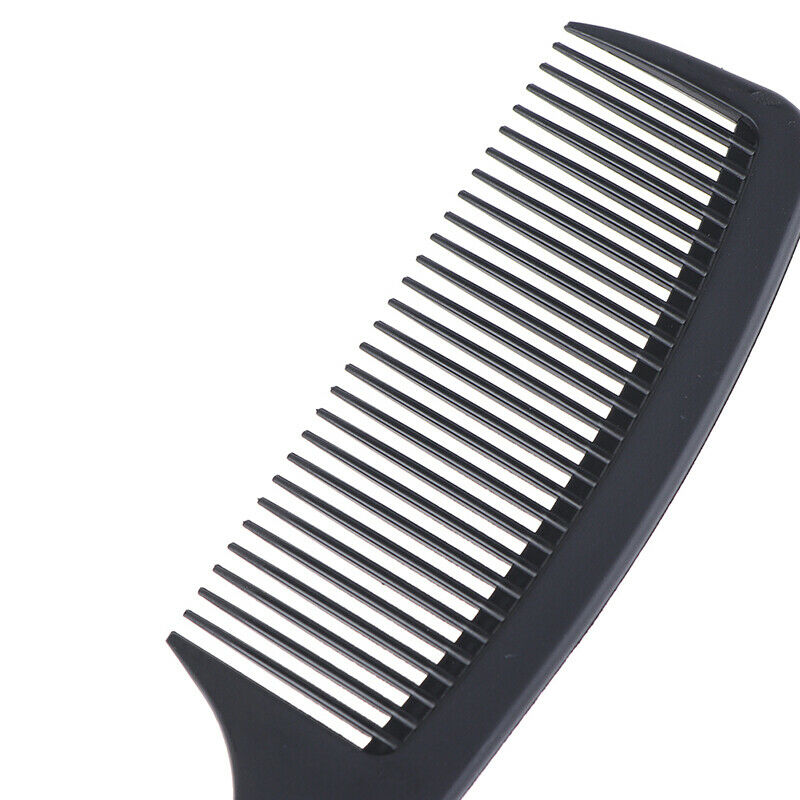 3pcs Wide Tooth Comb Black ABS Heat-resistant Wide Tooth Comb Hair Stylin.l8