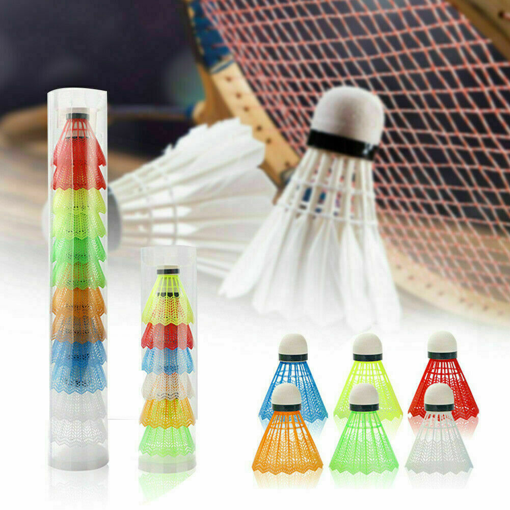 12x/Set Colorful Shuttlecocks Sport Games Badminton Foam Colorful Balls Plastic