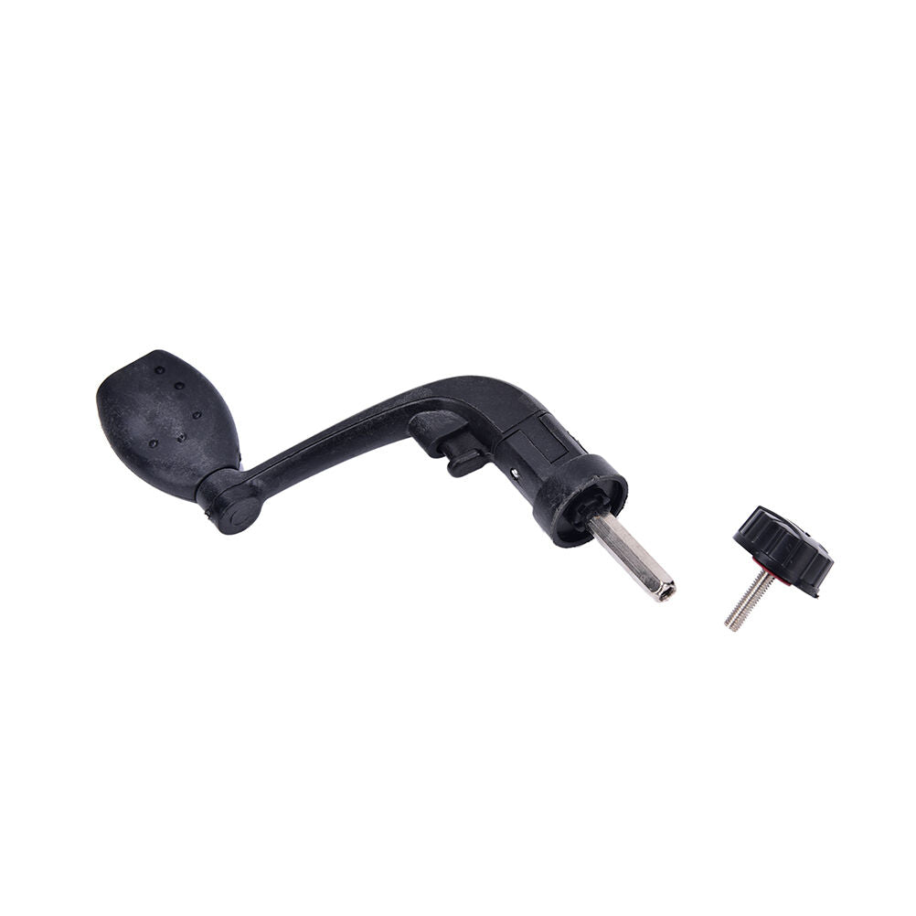 1PC Black plastic power handle fishing reel crank crank arm Spinning Reel.l8