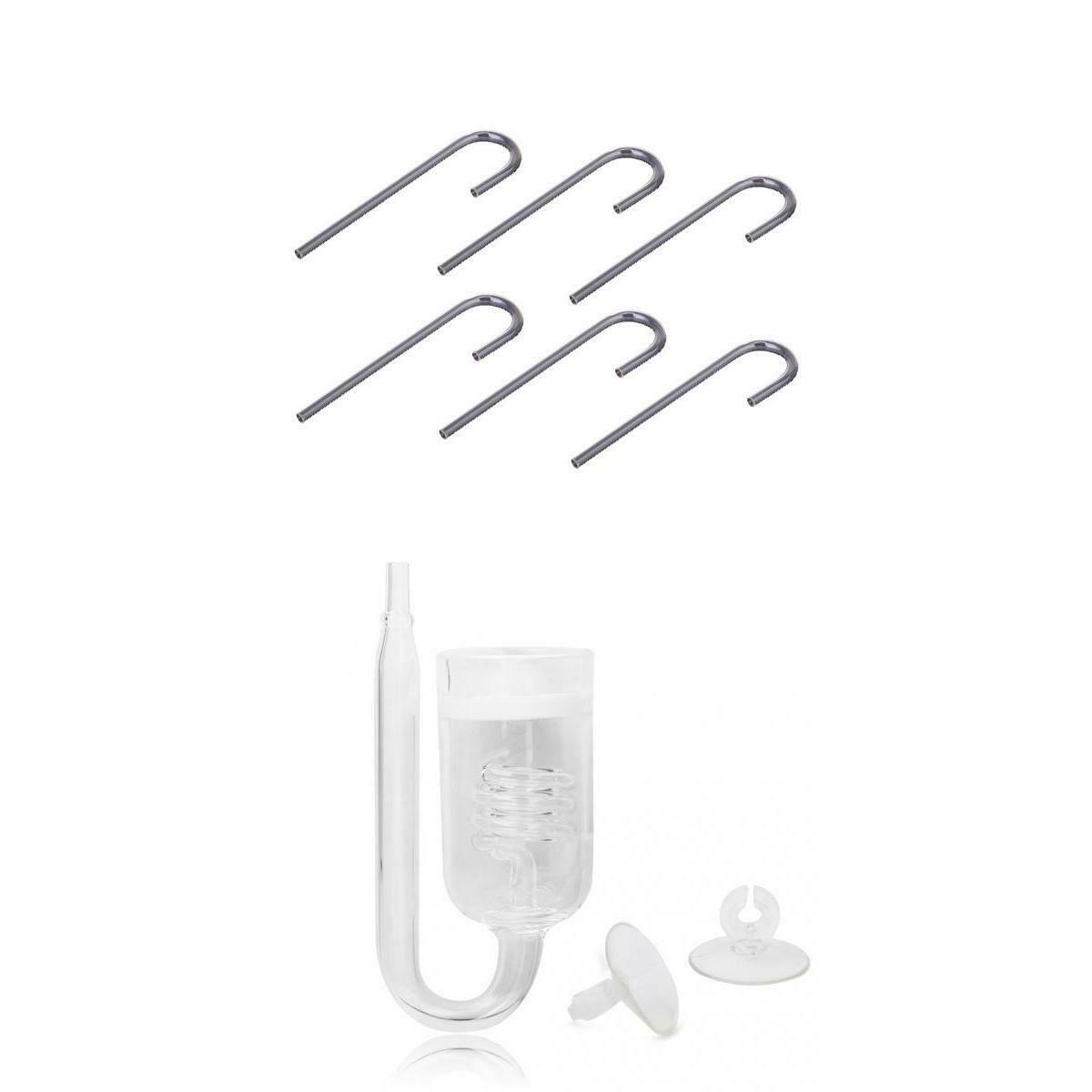 CO2 Diffuser +6 Acrylic Pipe Curved Tube for Aquarium Co2 System/Diffuser Pump
