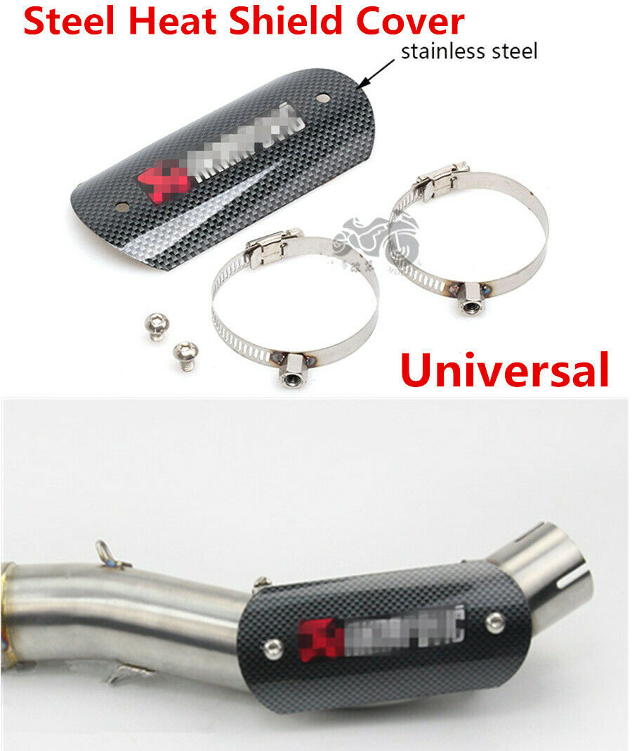 Motorcycle Middle Section Exhaust Pipe Heat Shield Guard Ankle Protector Durable